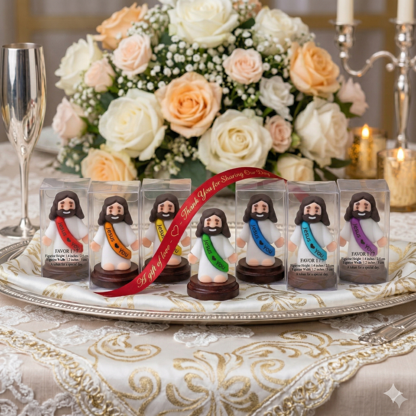 Mixed-color Little Jesus Figurines product photo 3