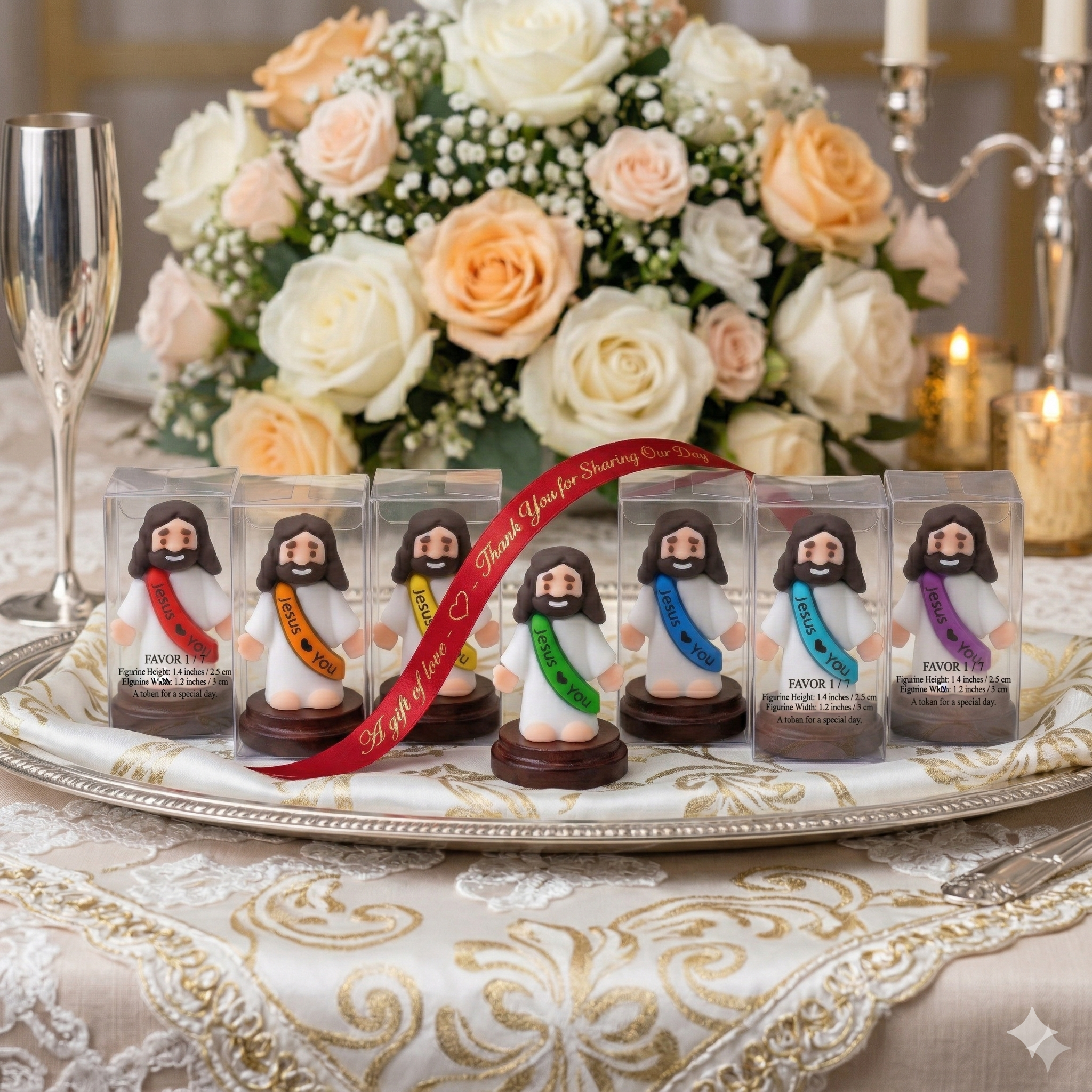 Mixed-color Little Jesus Figurines product photo 3