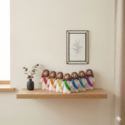 Mixed-color Little Jesus Figurines product photo 1